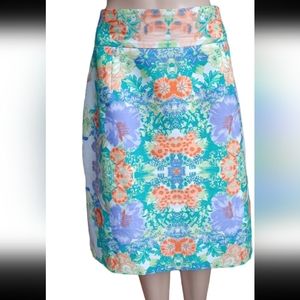Antonio Melani Womens Multicolor Pencil Skirt Knee Length Floral Size 2. Easter